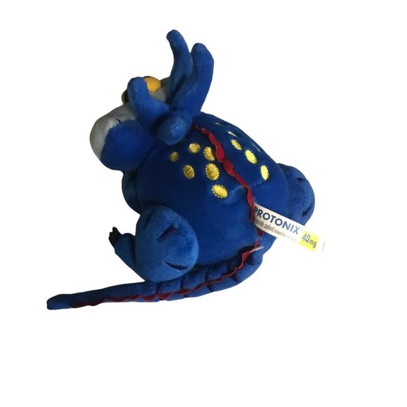 Protonix Plush Advertising Stuffed Animal Bug Dragon Lizard 8" Collectible RARE - Picture 2 of 5